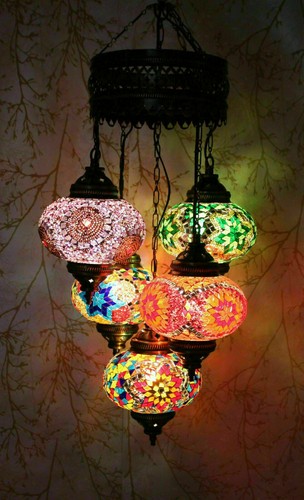 Lustre plafonnier suspendu - , en