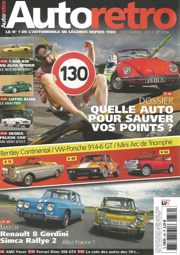 Auto retro 356 - n°356, spider
