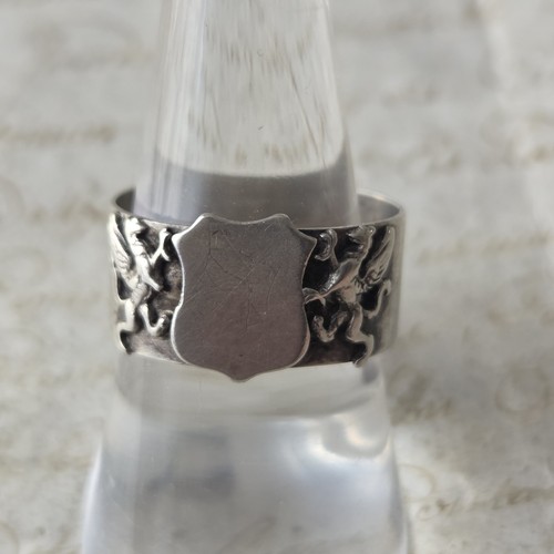 Bague chevalière ancienne - ancienne, en