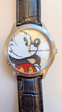 Disney Mickey Mouse Men's Watch 43mm Limited Edition Leather Band