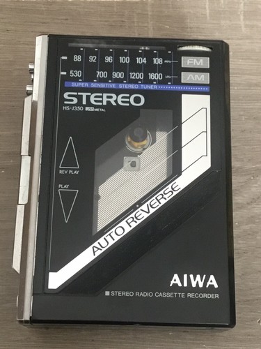 Aiwa j350 vintage cassette - hs,