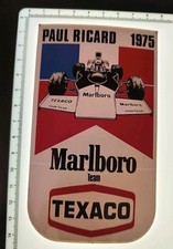 Vintage Marlboro Team Texaco Paul Ricard 1975 Sticker Stickers