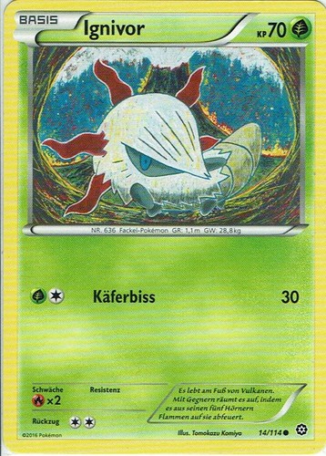 Pokemon trading card - card, xy