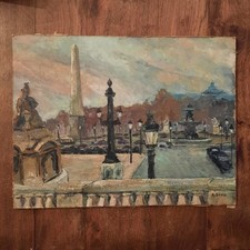 Tableau Huile Carton Place