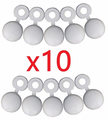 Cache rivet blanc plaque - rivet,