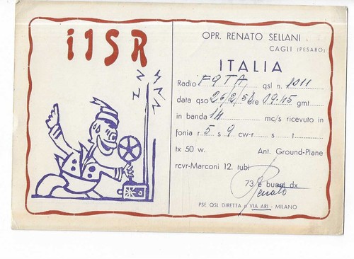 Carte qsl radio amateur - carte,