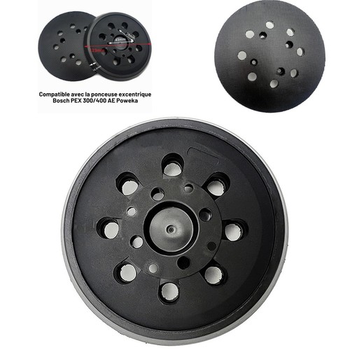Plateau ponceuse bosch 125 - ponceuse, mm