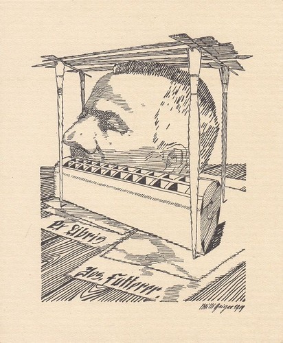 Exlibris livre art klischee - exlibris,