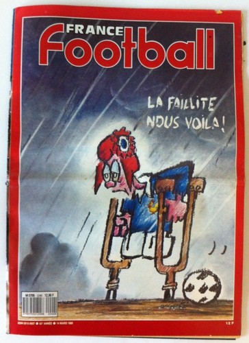 France football 03 1989 - france, du