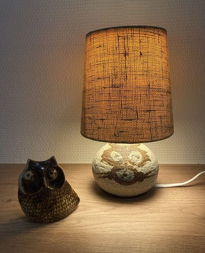 Vintage lampe grès - vintage,