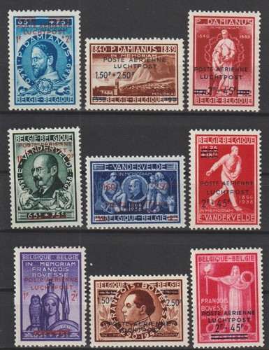 Belgium air post 1947 - -,