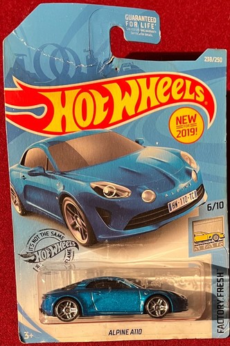 Hot wheels alpine a110 - hot, blue