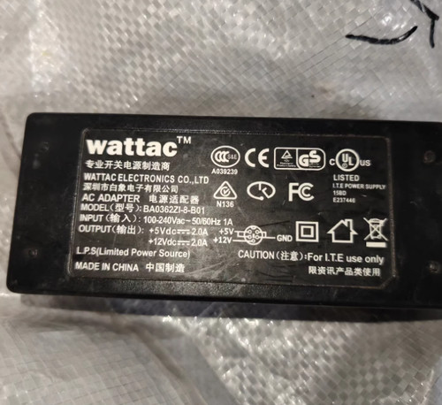 Wattac ba0362zi b01 12v2a - wattac,