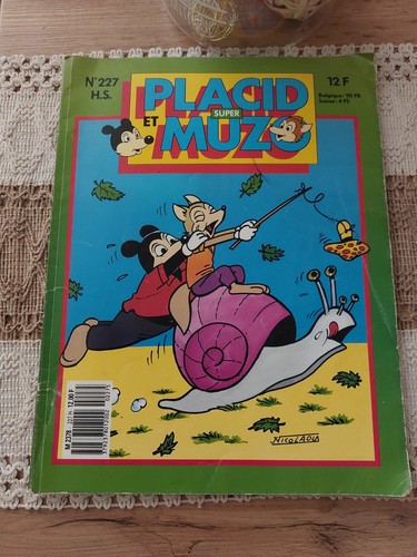 Bande dessinée placid - dessinée, muzo