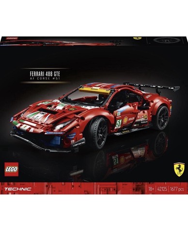 Lego technic ferrari 488 gte - lego, technic: