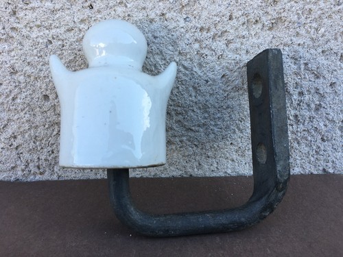 Ancien isolateur porcelaine - ancien,