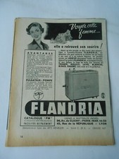 Advertising 1955 Flandria Push Button Pump Factory in Watterlos North