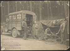 PARIS ROUEN LE HAVRE PHOTO UTILITY VEHICLE TELEPHONE TELEGRAPH 