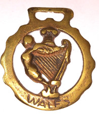 Horse Brass Médaillon Vintage