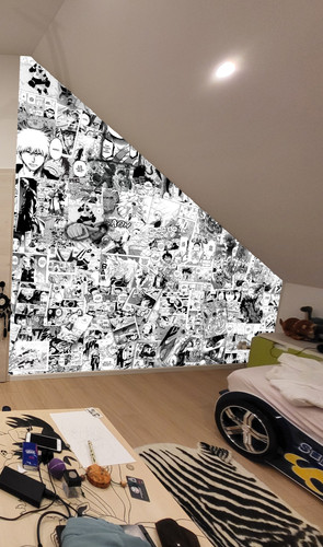 Papier peint intissé manga - manga, 9