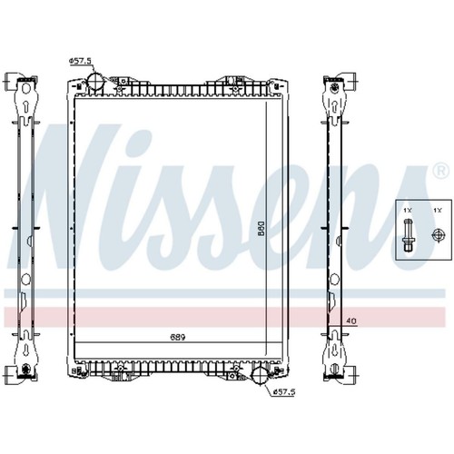 Radiateur moteur - moteur,