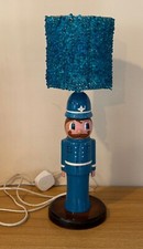 VERY RARE 1970'S POLICEMAN POLICE CONSTABLE BEDSIDE LAMP DESK LAMP TABLE LAMP