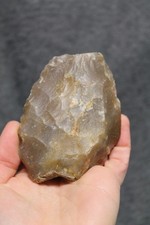 Préhistoire Paléolithique Beau Biface Moustérien 10,8 cm Vienne Silex France