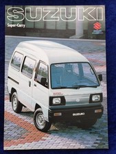 Suzuki Super Carry Brochure 8.1990