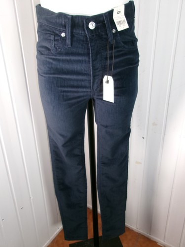 Pantalon velours bleu - , stretch