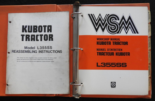 Véritable kubota 355 l355ss - véritable,