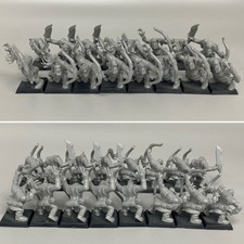 16 Orc Archers / Arrer Boyz Warhammer Fantasy Old le Monde Orques Plastique 6TH