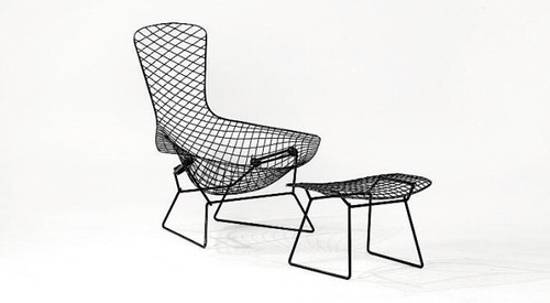 Fauteuil ottoman bird de - &,