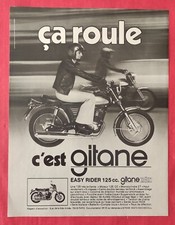 1974 GITANE EASY RIDER 125cc Press Advertisement GYPSY TESTI 1 sheet