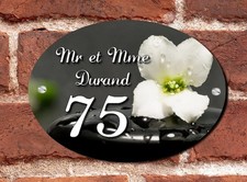 Plaque maison Zen spa personnalisée avec vos inscriptions