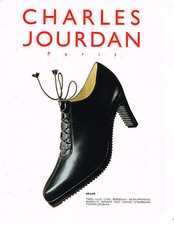 ADVERTISEMENT ADVERTISING 094 1993 CHARLES JOURDAN booties shoes KELLER