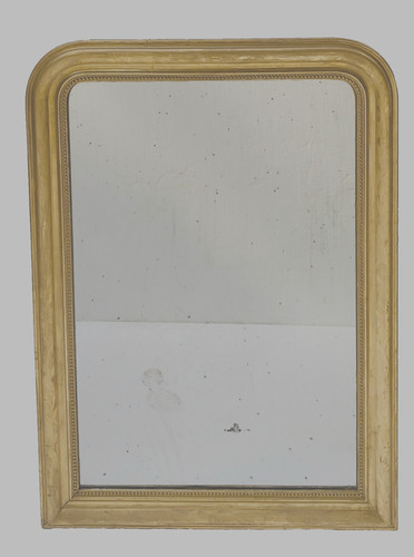 Miroir coin arrondie stuc - miroir,
