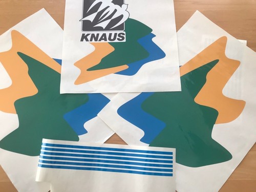 Autocollant knaus camping car - autocollant,