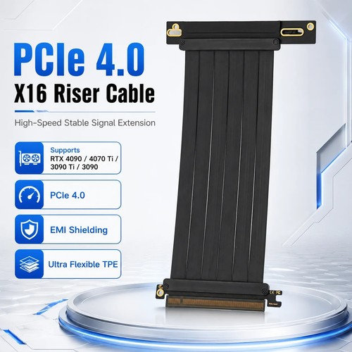 Câble riser pcie - câble, x16