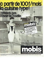 Advertising 067 1986 Mobis Kitchens HiFi Home Furniture