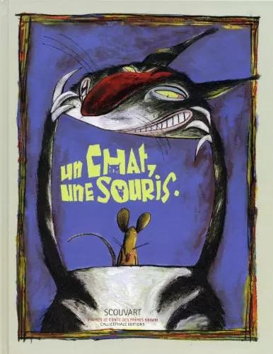 Chat une souris d - un, :