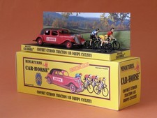 Car-Horse Salza Citroen Traction Tour de France Team Dinky Style Fine CIJ JRD