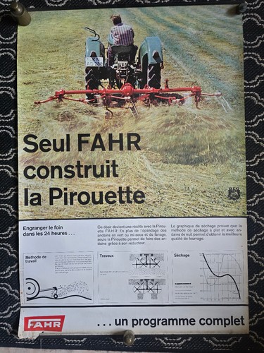 Affiche agricole seul fahr - affiche,