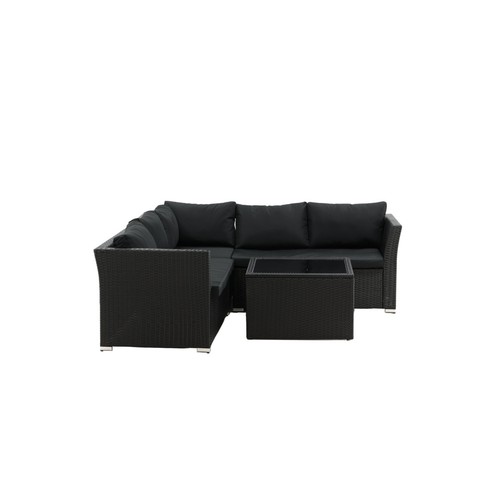 Salon angle jardin - d'angle,