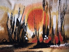 LARTIGAUD Tapisserie En Laine FLORIDE Signée Et numérotée. 