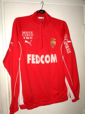 AS MONACO HAUT SURVETEMENT ancien  No maillot 2001-2002 PUMA XL FEDCOM