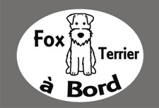 * 1 Sticker -  Fox Terrier à
