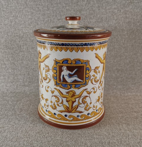 Pot tabac faience - pot,