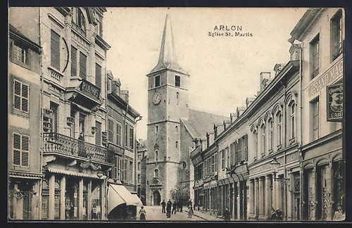 Cpa arlon eglise martin - st.,