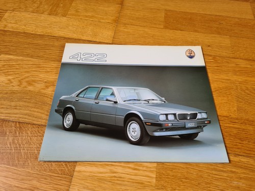 Maserati 422 1990 brochure - 422, de