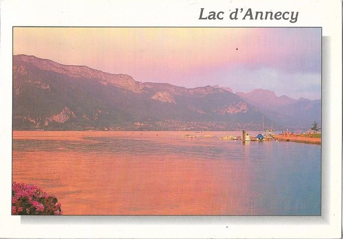 Lac annecy vue - -, avec